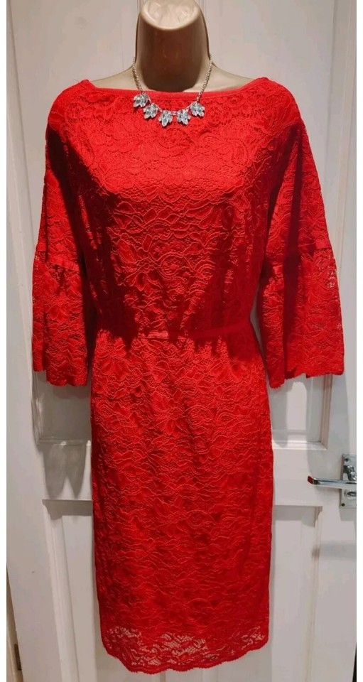 Ladies Christmas Party Cocktail Dress Size 12 RUTH LANSFORD eBay