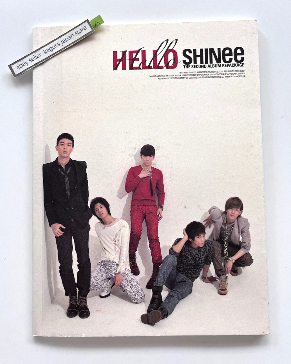 SHINee Hello 2nd Album Repackage Korean ver. Official CD + Booklet