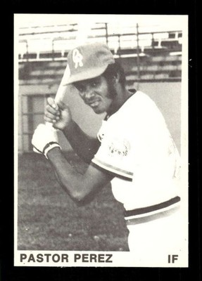 1974 TCMA Cedar Rapids 21 Pastor Perez ssp short print BXCP48