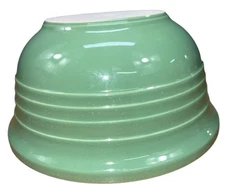Over and Back Sage Green 8.5 X 4.5in Mixing Bowl Ribbed