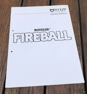 Spielautomat FIREBALL Servicehandbuch Bally WULFF - Bild 1 von 3