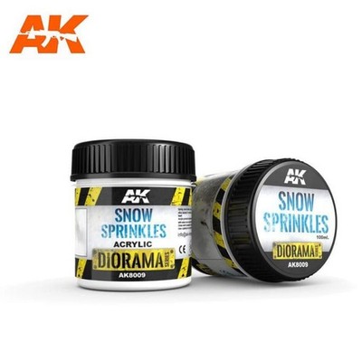 AK Interactive Snow Sprinkles 100ml AK8009 Schnee Effect Winter Terrain