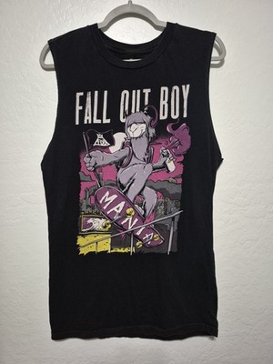 2018 Fall Out Boy ''Mania'' Skateboarding Llama Tank Top Shirt - M - Band Emo Rock