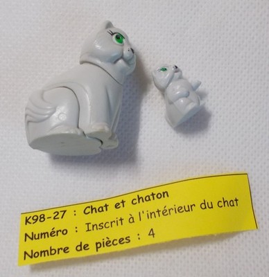 Kinder - Tiere und ihre Jungen - Katze und Kätzchen - K98 27 - ohne BPZ