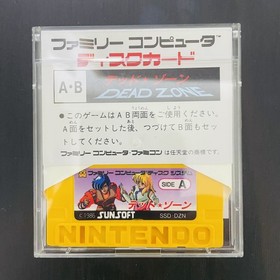 Dead Zone With Sticker Nintendo Famicom Disk System Sunsoft 1986 SSD-DZN Rare