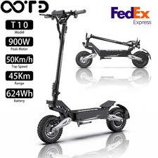 Electric Scooter OOTD T10 11" 900W,50Km/h,45Km,Load 300Ibs,624Wh,Dual DiscBrakes