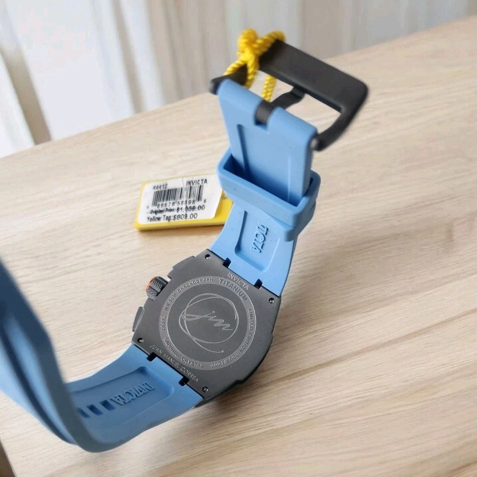 Reloj Hombre Invicta JM Correa Swiss Ronda 47-mm, Azul Claro Foto 4 de 4