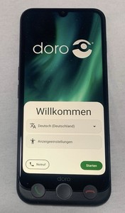 Doro Aurora A30 Smartphone 128GB 6GB RAM 50MP 6,1" Schwarz Notruf-Taste