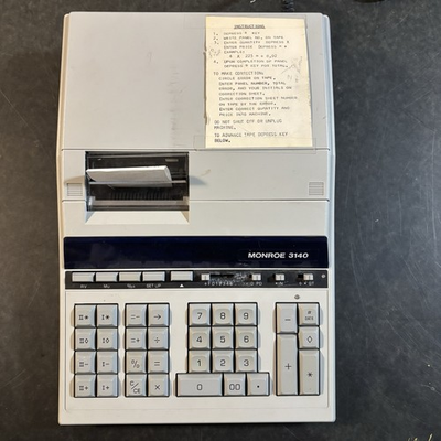 #ad #ad Calculator Monroe 3140 Desktop Printing 12 Digits Adding Machine Office Casual $38.00