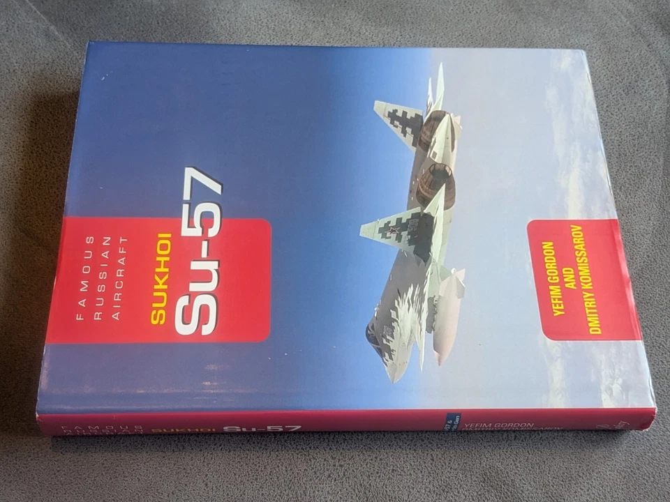  Famous Russian Aircraft Sukhoi Su-57  Yefim Gordon Hardback Book - Image 2 of 4