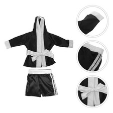 1 Set Baby Boxing Costume Cosplay Boxing Robe Short Newborn Photography Prop
