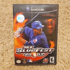 MLB SlugFest 2003 (Nintendo GameCube) Complete With Manual & Insert - Tested!