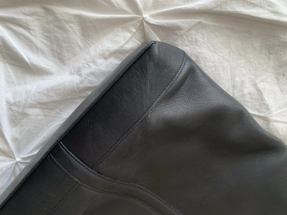 Bolso de Mano de Negocios Coach Serie 5332 De Colección Cuero Negro Níquel Bolso para Computadora Y2K + Etiqueta Foto 4 de 4