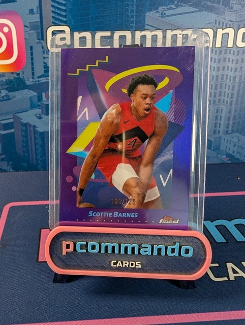 Topps Finest - Purple Scottie Barnes 101/125