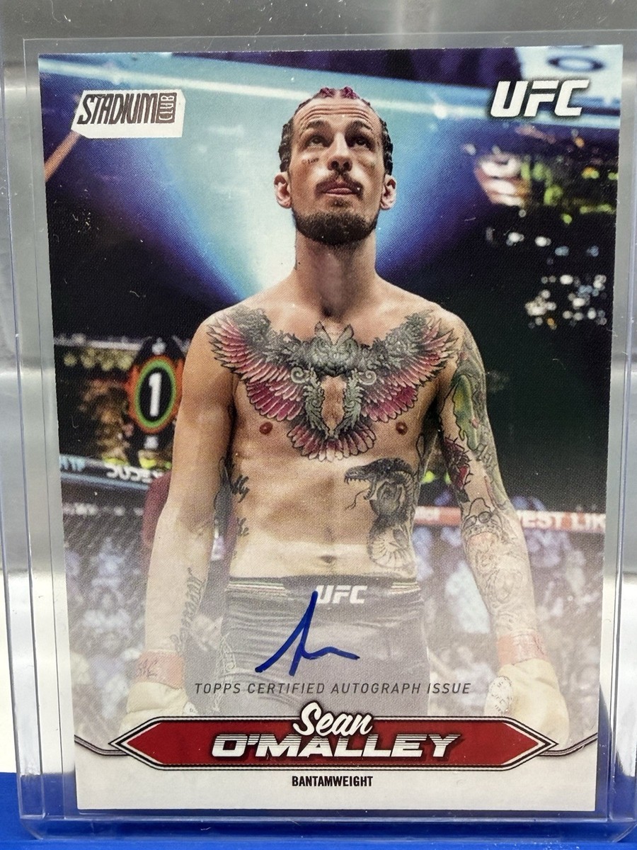 ufc バンダム級王者　ショーンオマリー　サインカード New 2025 Topps Stadium Club UFC Sean O'Malley On Card Auto
