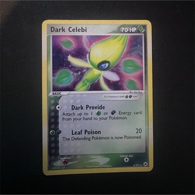 Pokémon TCG Dark Celebi 4/101 EX Hidden Legends Holo Rare 70 HP | eBay