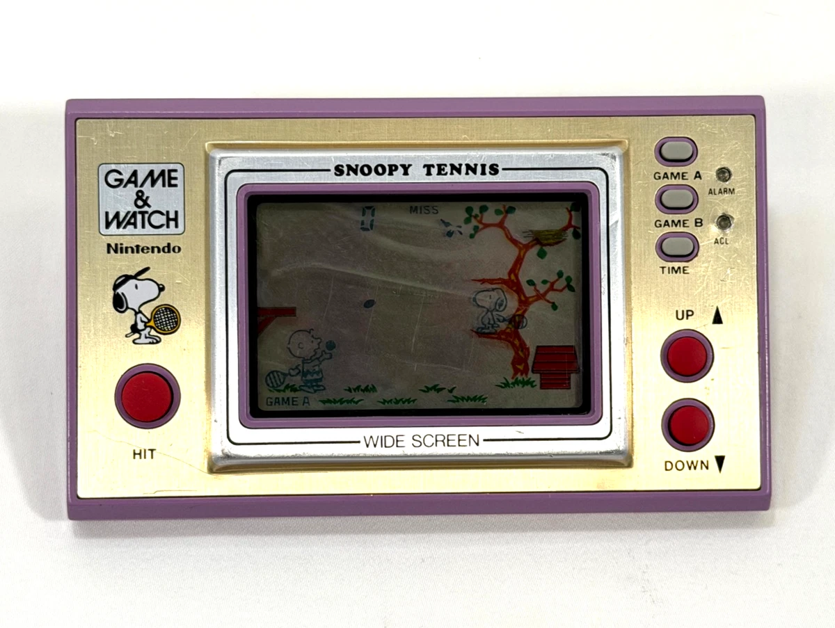 Nintendo Game & Watch Wide Screen Snoopy Tennis SP-30 1982 | eBay