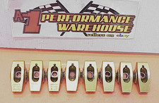 8 Crane 1.50 Gold Race Roller Rocker Arms For 716 Studs From A Sb Chevy J-1