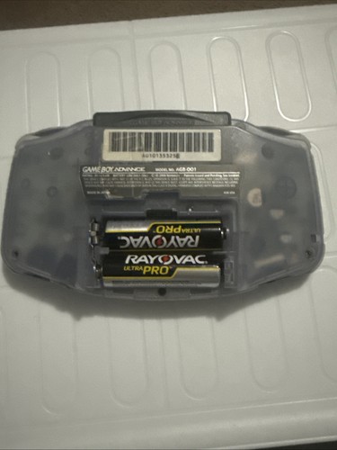 Nintendo GameBoy Advance GBA Clear Glacier Video Game Console AGB-001 Tested - Picture 13 of 13