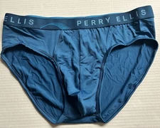 Perry Ellis Portfolio Microfiber Stretch Briefs XL (40-42), Dark Green, NWOT
