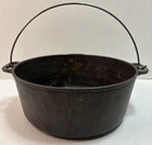Wagner Ware Sidney 1268-4 Cast Iron Cauldron Soup Pot Dutch Oven 10x4" W/ Handle