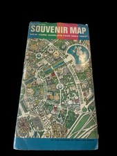 Vintage Official Souvenir Map New York World's Fair 1964-1965 Time-Life Books