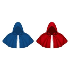 Halloween-Umhang, Cosplay-Poncho mit Kapuze f&uuml;r Karneval, Verkleidung,
