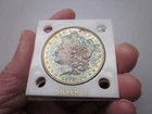 1878-S MORGAN DOLLAR CH/GEM B.U., SEMI P/L, COLORFUL TONING