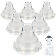 Sippy Cup Nipples for NUK Active and Learner Cup,Variable Flow,...