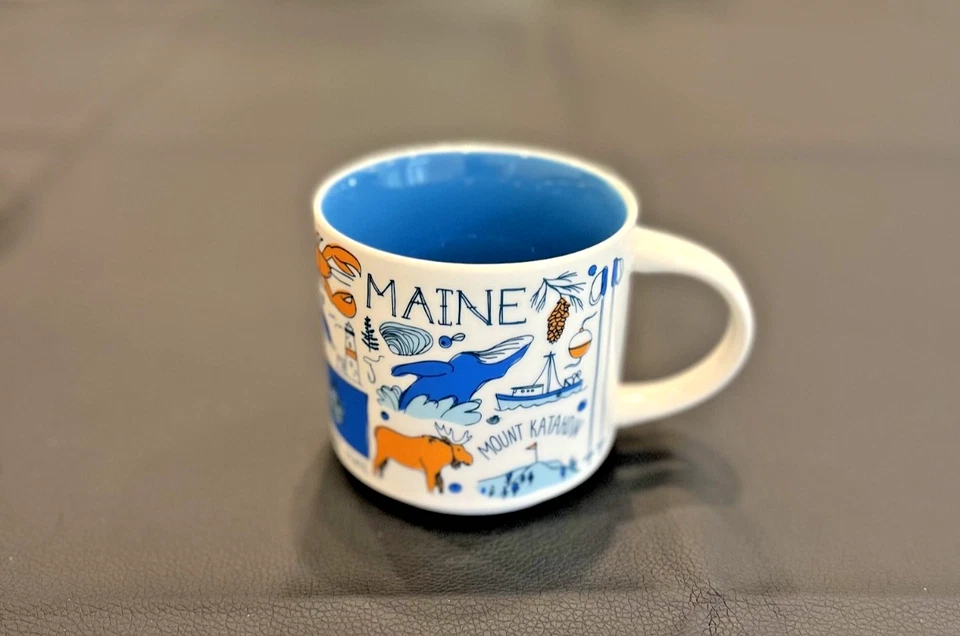 Starbucks Maine Been There Series Ceramic Coffee Mug Cup 14 oz 2022 - Image 2 of 4