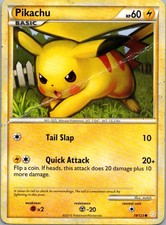 Pokemon TCG Pikachu 78/123 HeartGold SoulSilver D on eBay