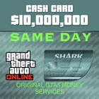 OnlineNow✅$10,000,000 GTA Megalodon Shark Card - PS5 Online Only
