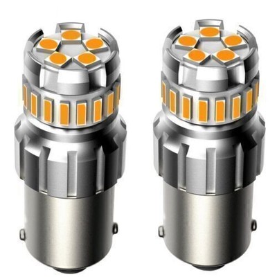 2X 1157 BAY15D P21/5W 12V 7W  LED Birne Auto Blinker Bremslicht Lampe Glühbirnen