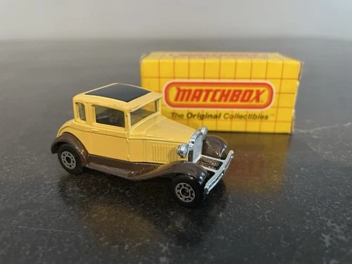 NOS Matchbox MB73 Model A Ford 1/64 Scale Diecast Car Lesney Vintage 1983