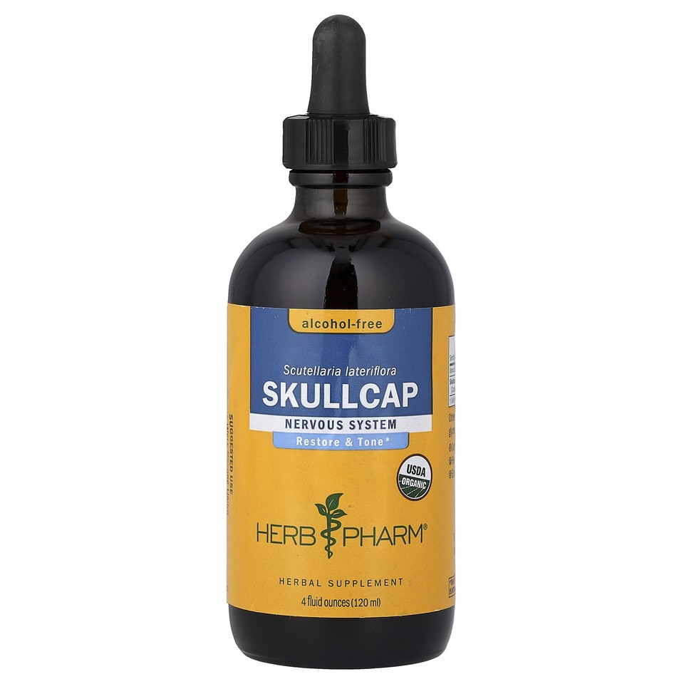 Skullcap, Alcohol-Free, 4 fl oz (120 ml)