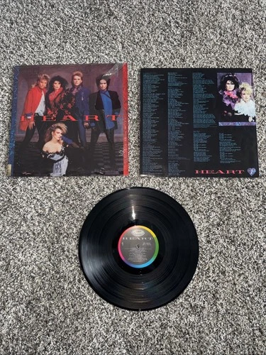 Heart Self-Titled Vinyl LP Capitol Records SJ-12410 1985 Album with Lyric Sheet