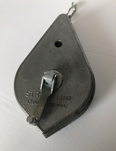 Vintage Strait - Line Chalk Line Plumb Bob Made U.S.A. - Picture 4 of 9