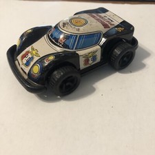 Vintage Tin Friction Police Car No . 3  Japan  60  s