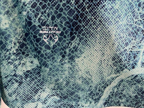 Columbia PFG Realtree MAKO Camisa Para Mujer’s M Camiseta Manga Larga Omni-sombra Azul - Imagen 7 de 9