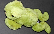 Dakin Green Frog Froglegs Stuffed Animal Plush Laying Down Spotted 10" 1976