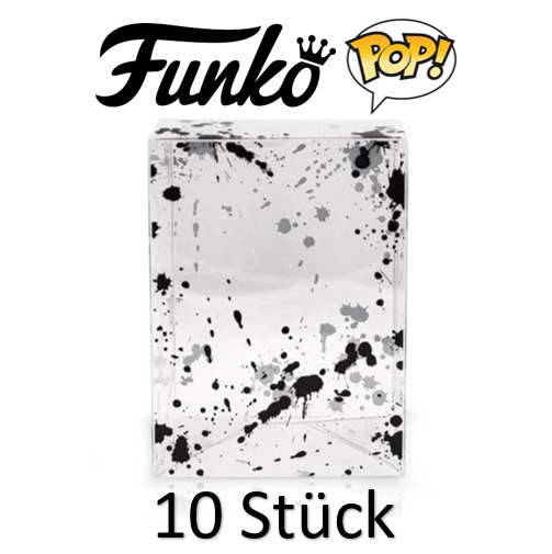 FUNKO POP Protector Box Schutzhüllen - 10 Stück - schwarzes Blut ( Black Blood E