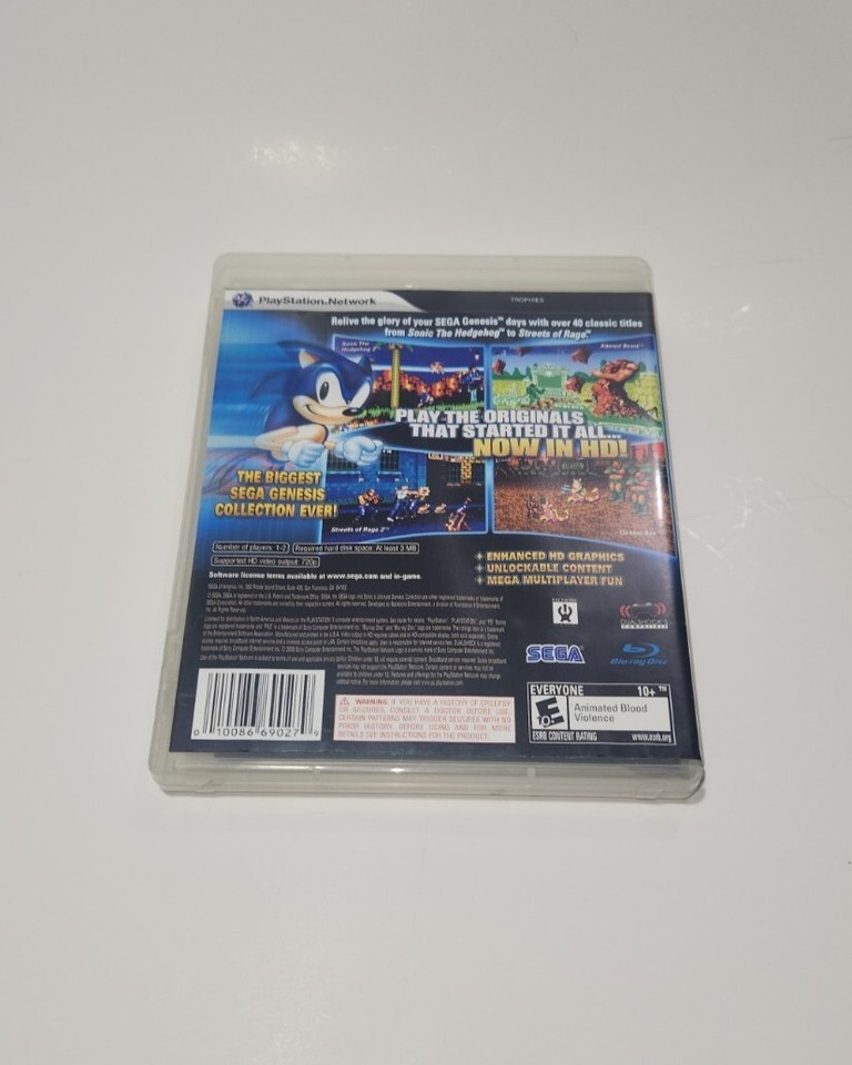 Jeu PS3 Sonic's Ultimate Genesis Collection Neuf Sous Film - Compilation De Jeux SEGA Genesis