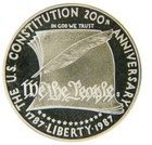Commemorative Silver Dollar Proof 1987 S U.S Constitution Uncirculated $1 Coin