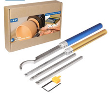 Carbide Inserts Cutter 6 in 1 Wood Turning Tools Woodturning Tool Set Swan Lathe