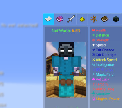 Hypixel Skyblock 6.5b PROFILE / Hyperion + Terminator + 4 Star Necron Set