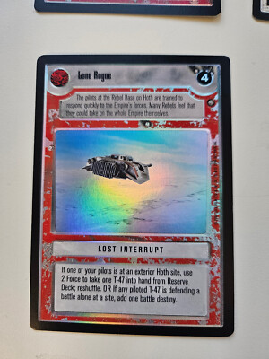Star Wars CCG Decipher SWCCG: Reflections FOIL Lone Rogue
