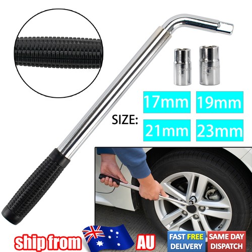17/19mm 21/23mm Telescoping Tire Lug Nut Wheel Wrench 4 Way