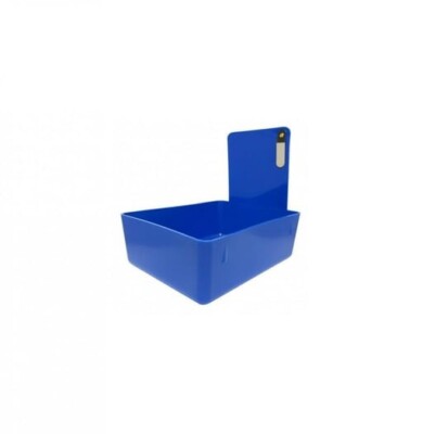 Keystone Blue plastic lab work pan, 12/pack. Size: 7″ x 5″ x 2-1/2