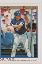 Pat Tabler Blue Jays DH 1991 O-Pee-Chee Premier Card # 118 Near Mint