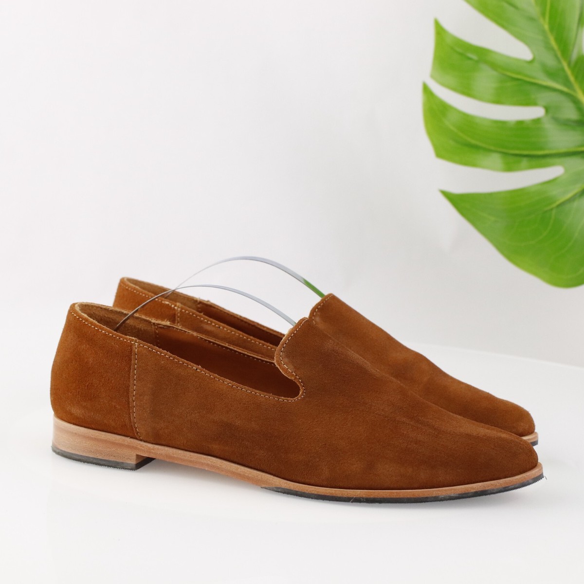 Portland Leather Goods Womens Patina Loafer Size 9.5 Cognac 